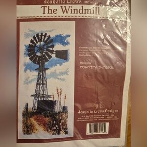 The Windmill By Jeanette Crews Counted Cross Stitch Kit
